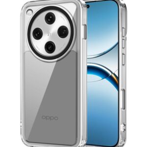 Oppo Find X8 Pro 5G | Compatible for Oppo Find X8 Pro 5G Back Case Cover | Case Cover with Camera Protection | (TPU + PC | Transparent)